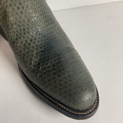 Vintage Justin Lizard Cowgirl Boots | USA Made | Women’s 6.5 B