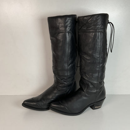 Vintage Women’s Harley Davidson Tall Lace Up Boots 10 M USA Made