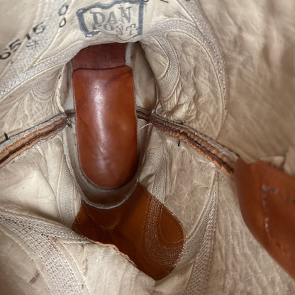 Vintage Dan Post French Toe Cowboy Boots | 1970s | 10.5 D