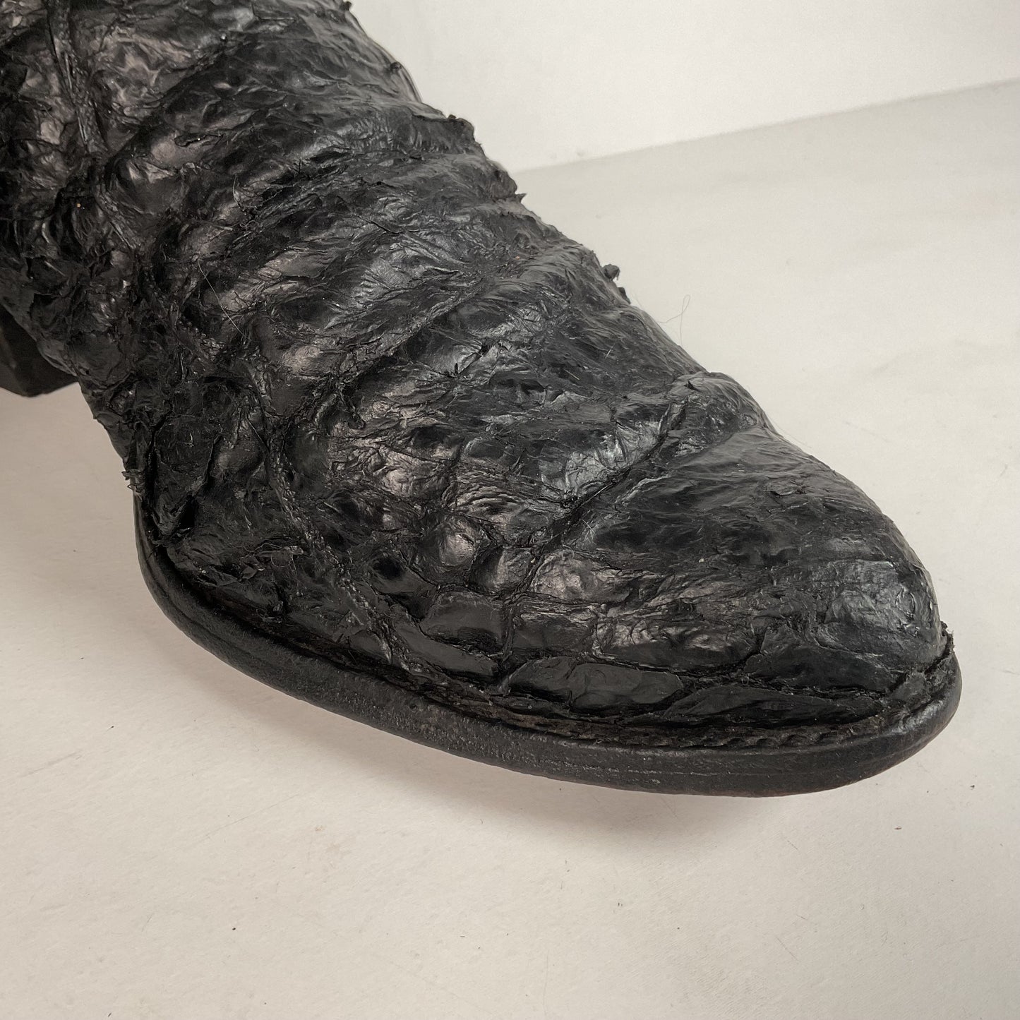 Vintage Olathe Sea Bass Cowboy Boots | Exotic | Distressed | Men’s 13 EE