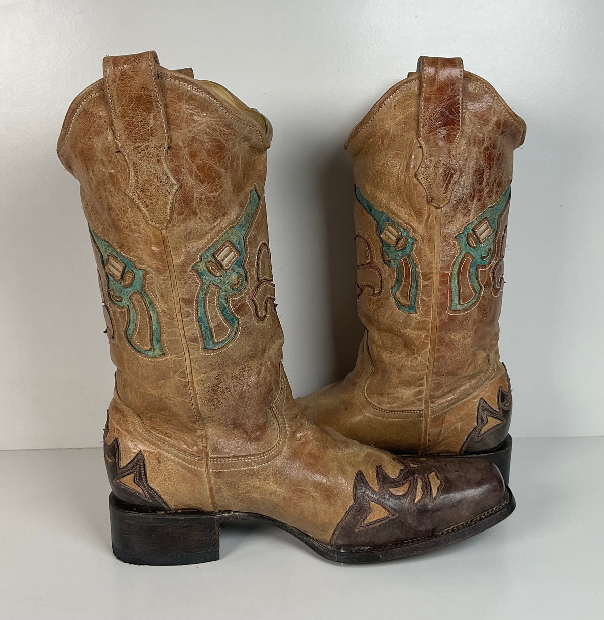 Corral Heart Breaker Cowgirl Boots | Tooled Heartbreaker Inlay | Women’s 11 M