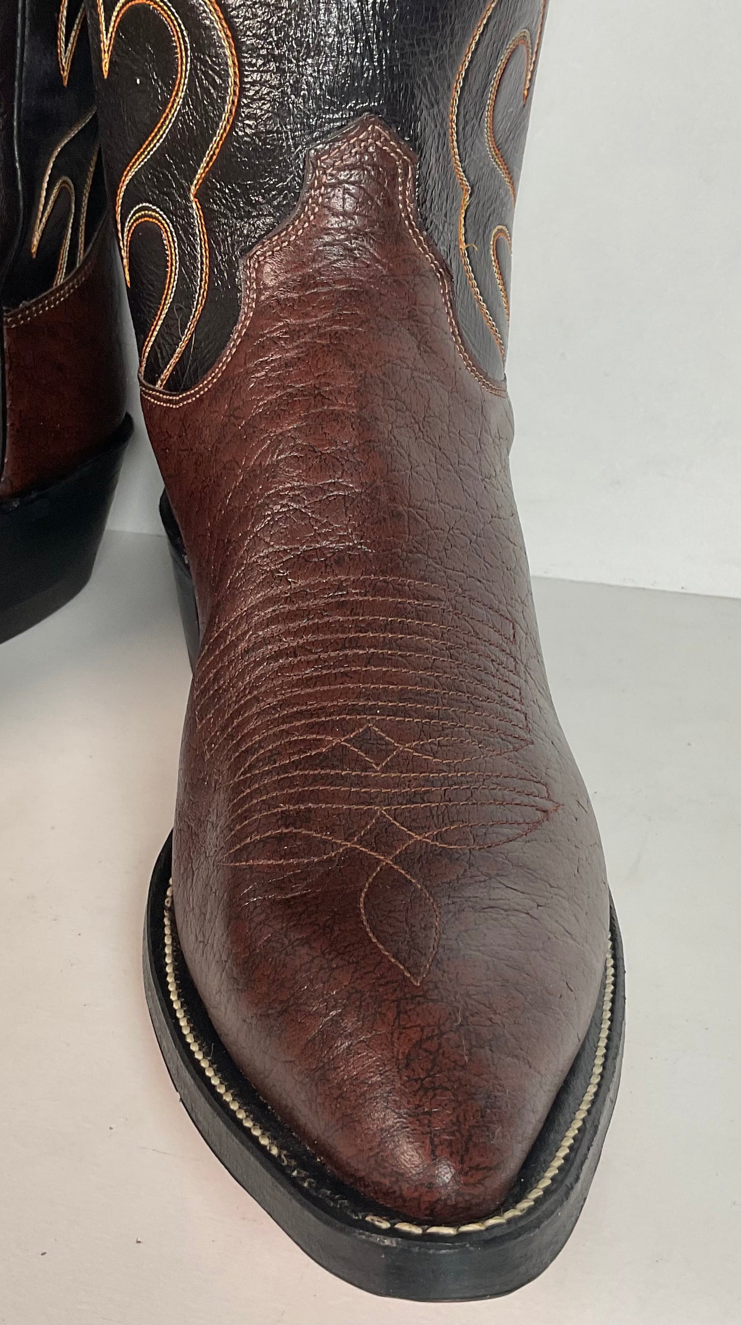 Vintage 1960s Exotic Hyer Cowboy Boots Men’s 11 A (Narrow) Deadstock