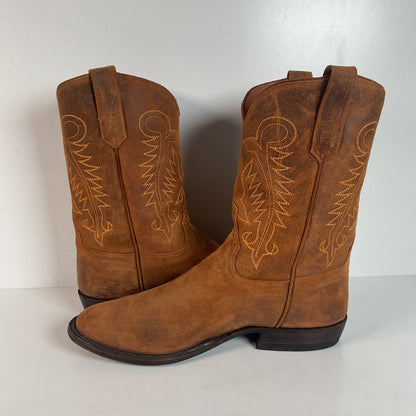Rios Of Mercedes Kudu Suede Roper Boots | USA Made | Waxy | 12 D