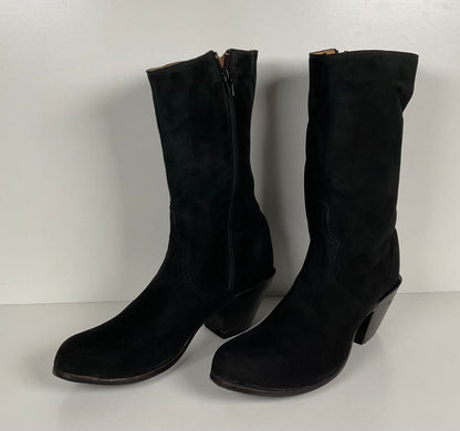 Lucchese Classics Handmade | Prototype Sock Booties | Nubuck Suede | Women’s 8 B