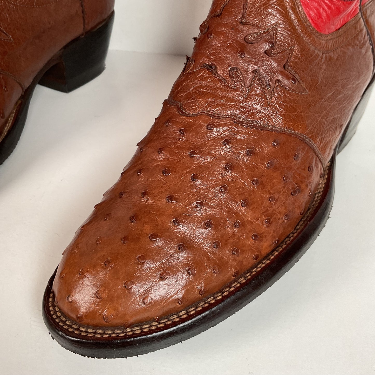 Lucchese 2000 Cowboy Boots | Full Quill Ostrich | Exotic | Men’s 8.5 D