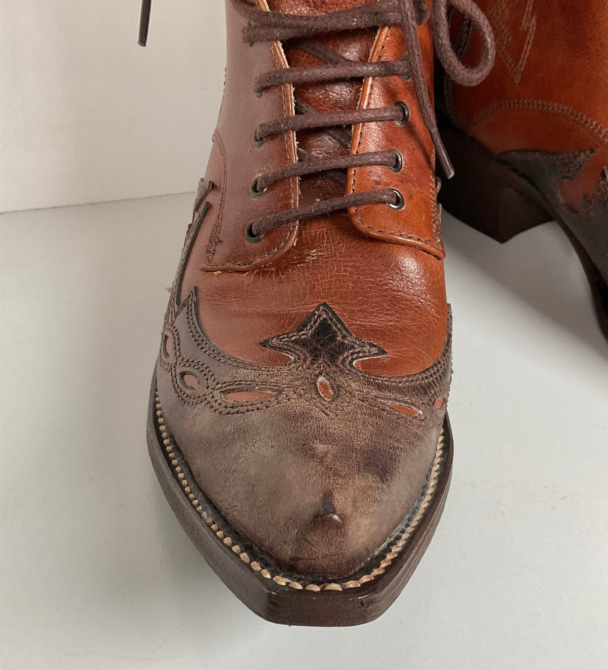 Corral’s Circle G Western Boots | Lace Up Packer | Men’s 9.5 EE