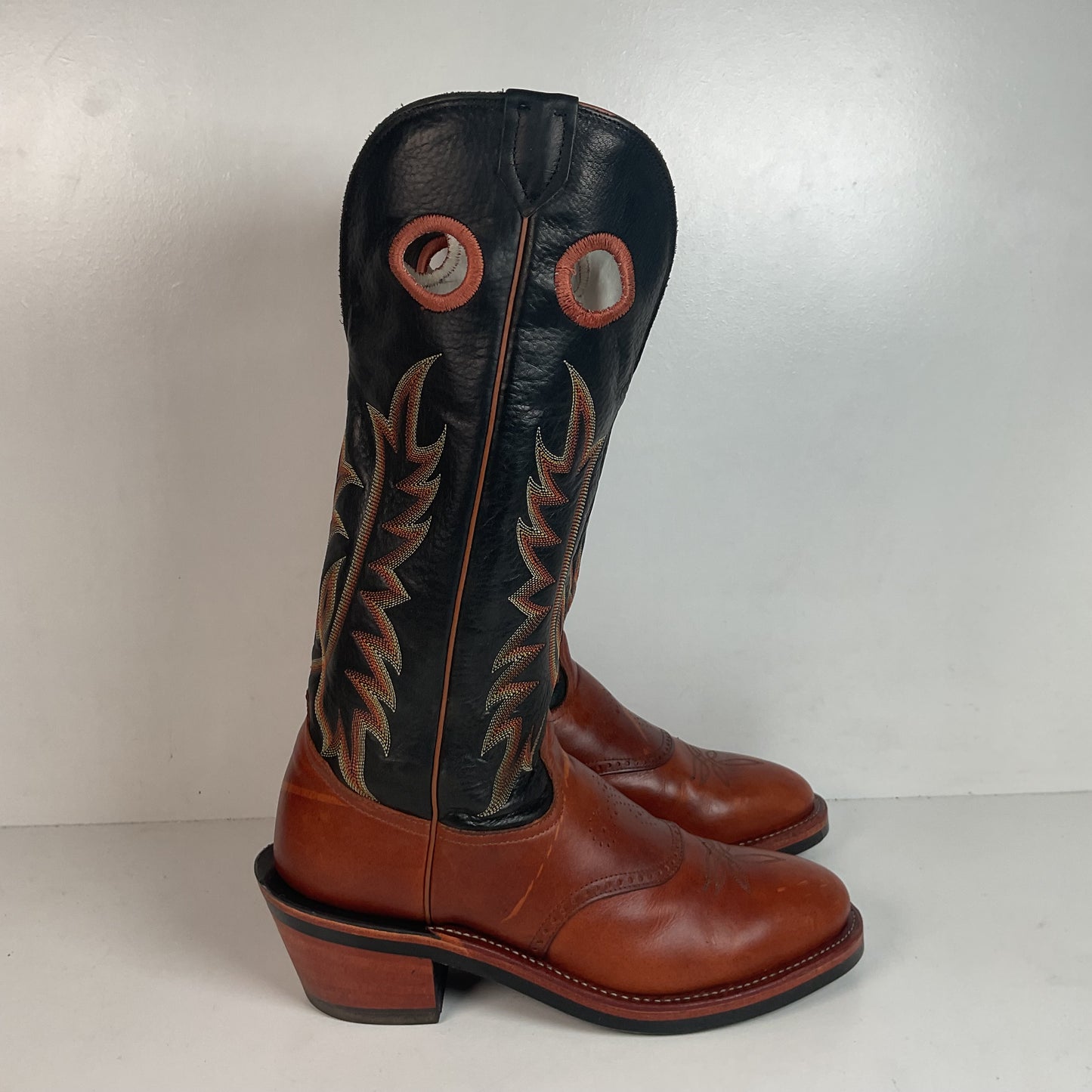 Tony Lama Renegade Buckaroo Cowboy Boots 11 D USA Made