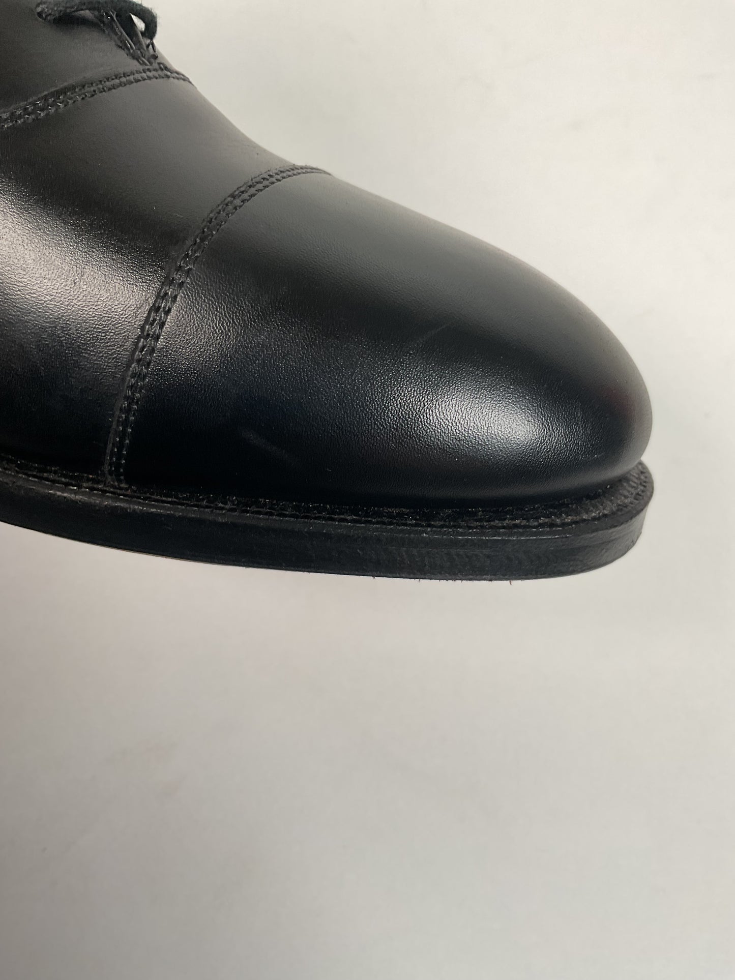 Vintage Johnston Murphy Cap Toe Oxford Shoes 11 D USA Made Crown Aristocraft