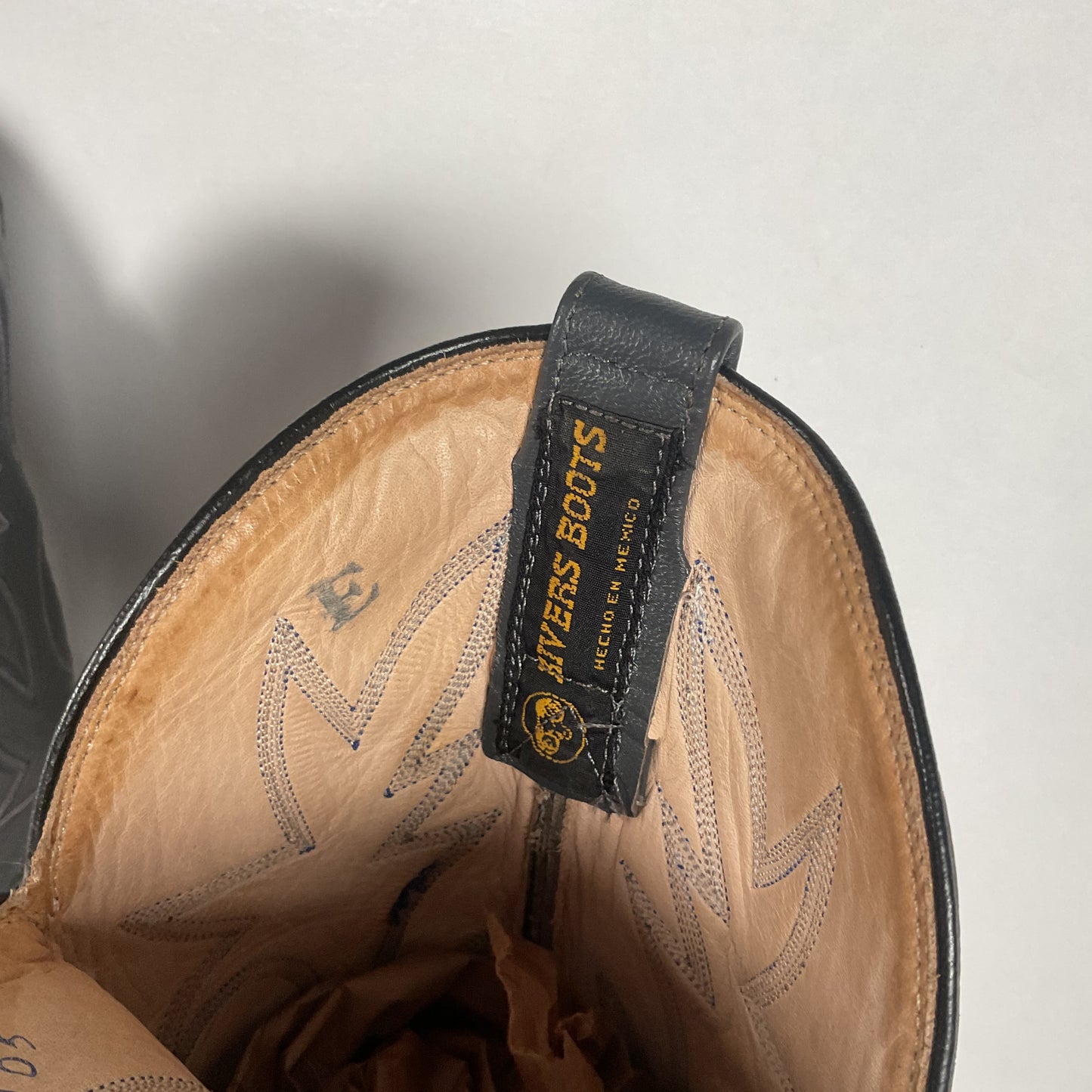 Vintage Exotic Cowboy Boots | Pre Ban | Grey | Wide | Men’s 10