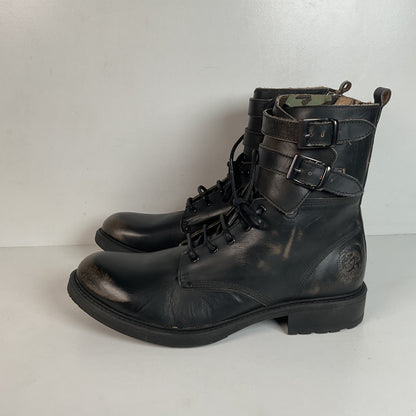 Diesel Double Buckle Harness Boots Men’s 44 EU | 10.5 US Only The Brave