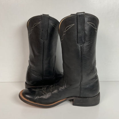 Rios Of Mercedes Soft Black Roper Boots Men’s 6.5 D | Women’s 7.5 USA