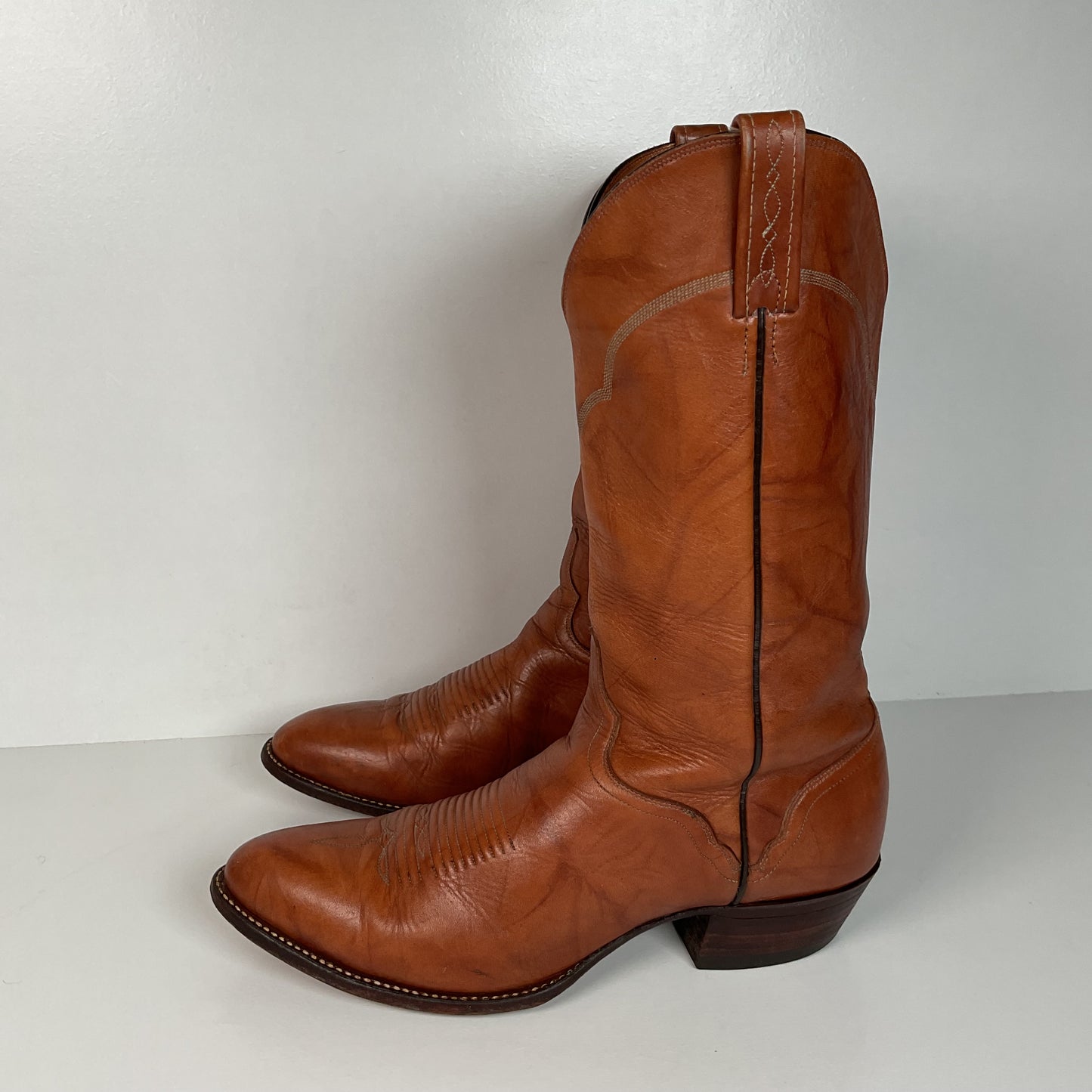 Vintage El Dorado Cowboy Boots | Chocolate Cow | Men’s 11.5 D