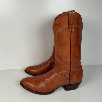 Vintage El Dorado Cowboy Boots | Chocolate Cow | Men’s 11.5 D