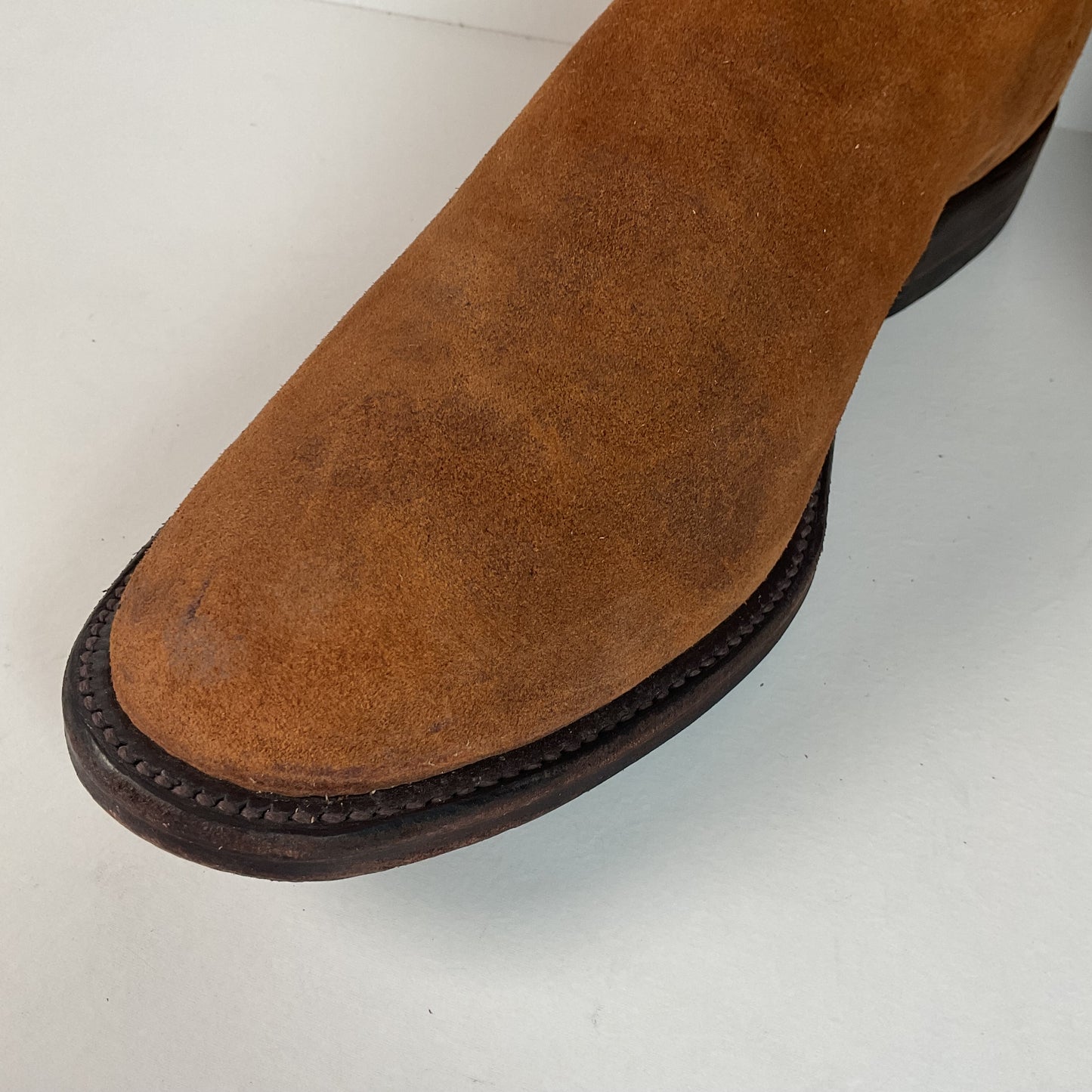 Rios Of Mercedes Kudu Suede Roper Boots | USA Made | Waxy | 12 D