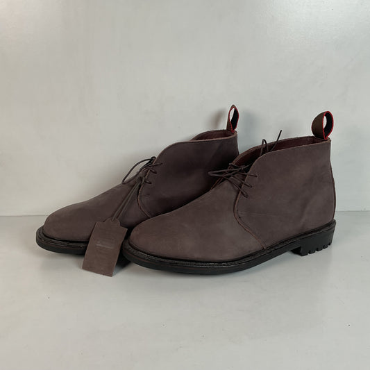 Allen Edmonds Grey Horween Nubuck Chukka Boots 9 3E Survey Port Washington