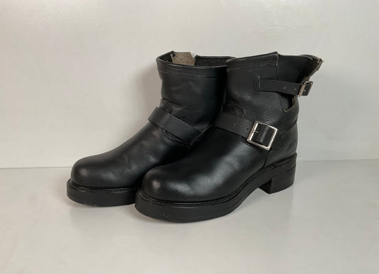 Vintage Georgia Men’s Engineer Ankle Boots 8.5 M USA Made Soft Toe