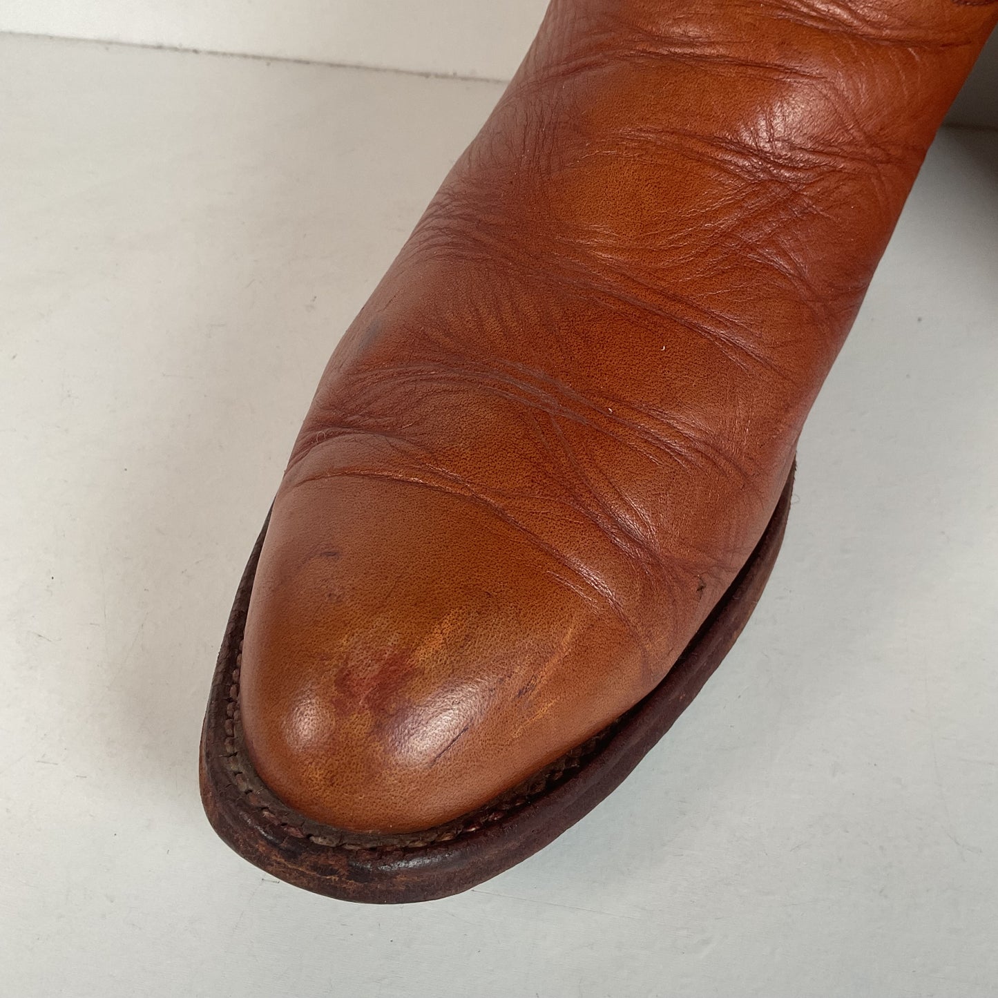 Vintage Tony Lama Tall Top Cowboy Boots | Gold Label | Tall Top | Men’s 9 D