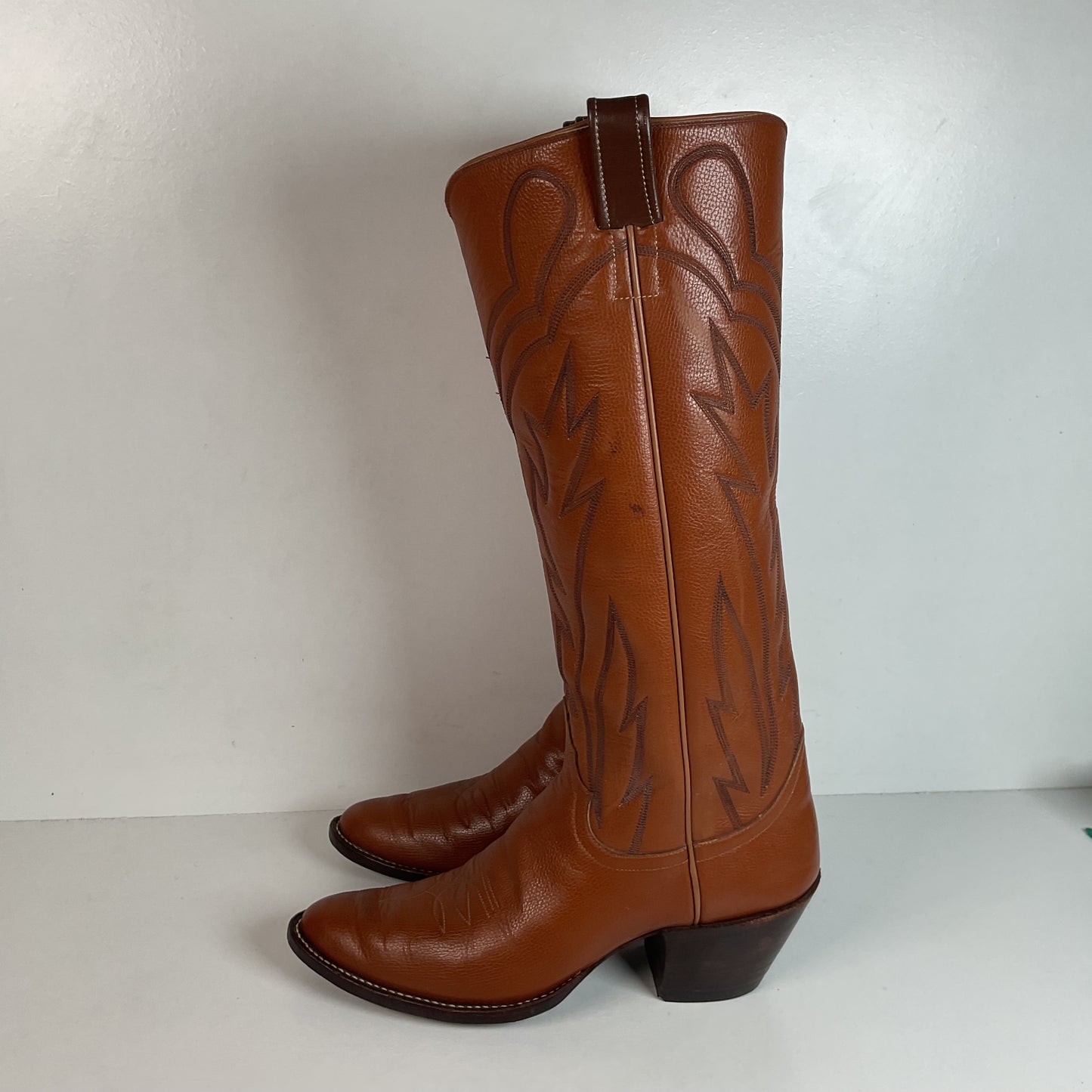 Jack Rowin Custom Cowboy Boots Men’s 9.5 Tall Stove Top Buckaroo