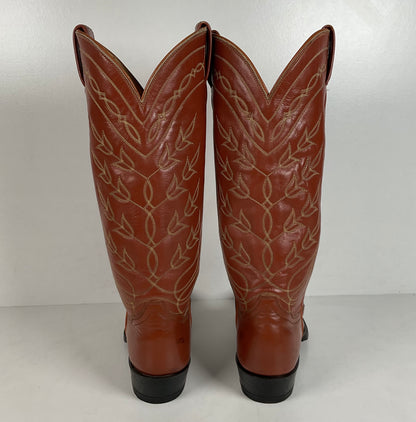 Vintage Tony Lama Teju Lizard Cowboy Boots | Gold Label | Men’s 7 B | Women’s 8
