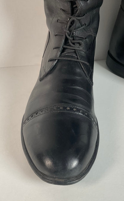 Der Dau Equestrian Riding Boots | Polo | Black Calf | Custom Made | Women’s 8.5