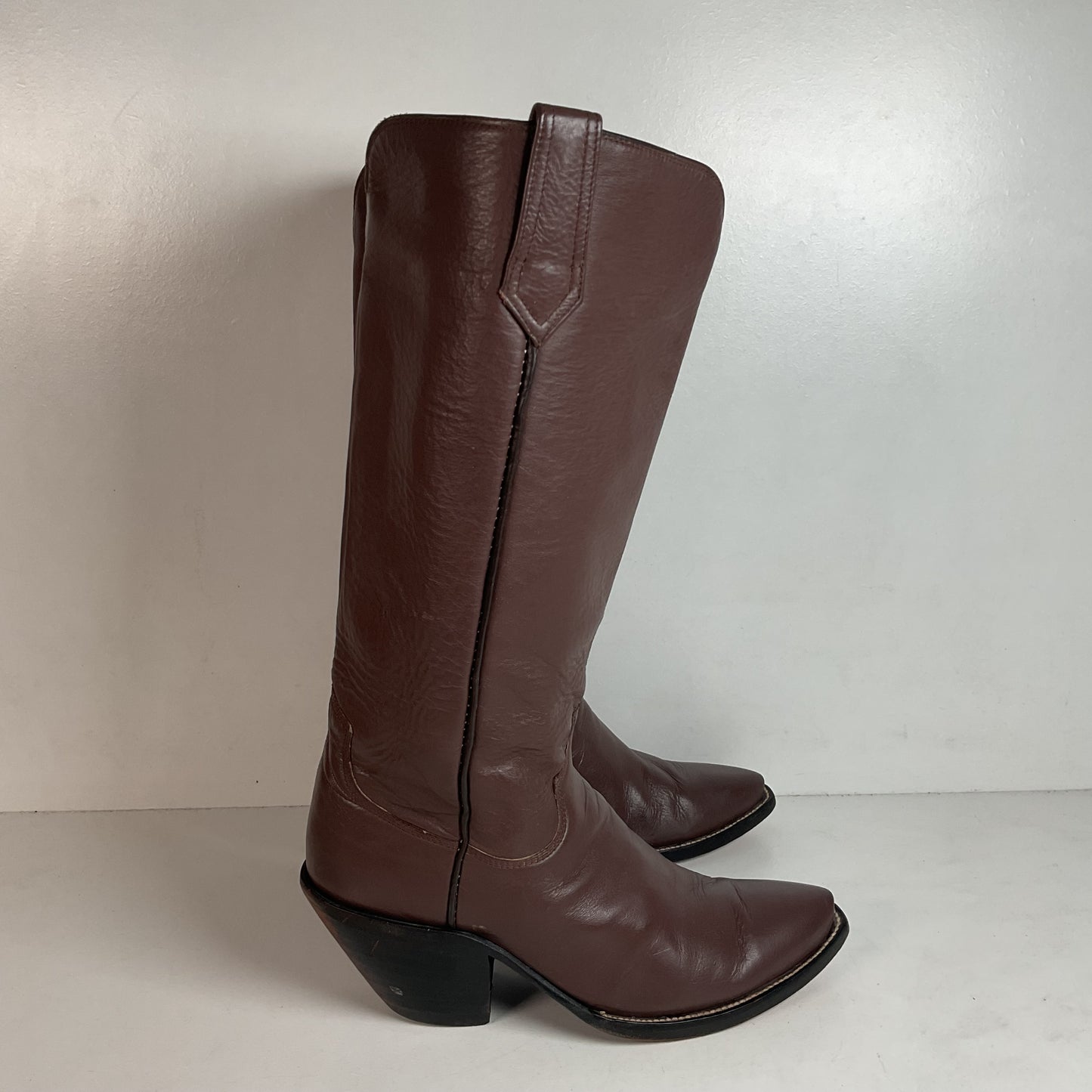 Custom Tall Top Cowboy Boots 11 Wide Shooter Style