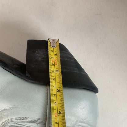 Custom Tall Top Cowboy Boots 11 Wide Shooter Style Off White