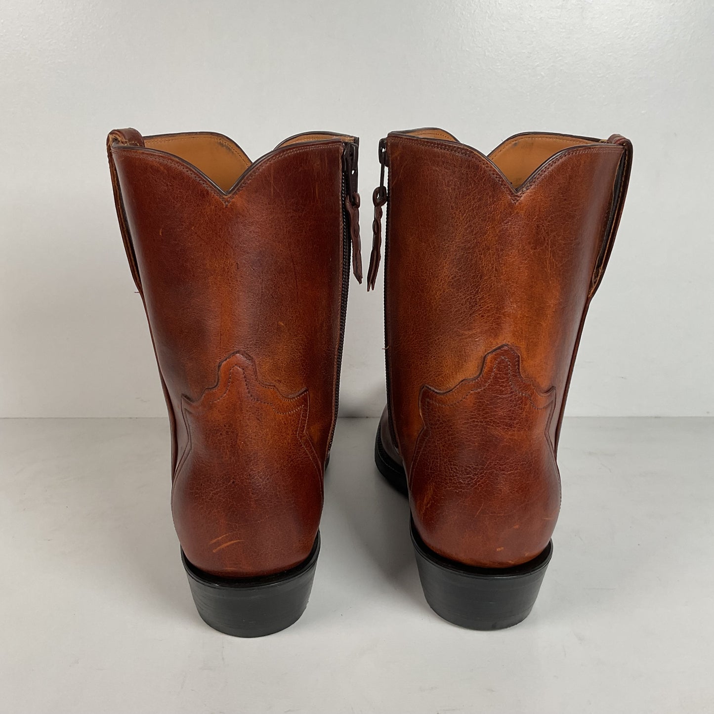 Lucchese Western Side Zip Boots | Ankle | Classics Handmade | 10.5 EE