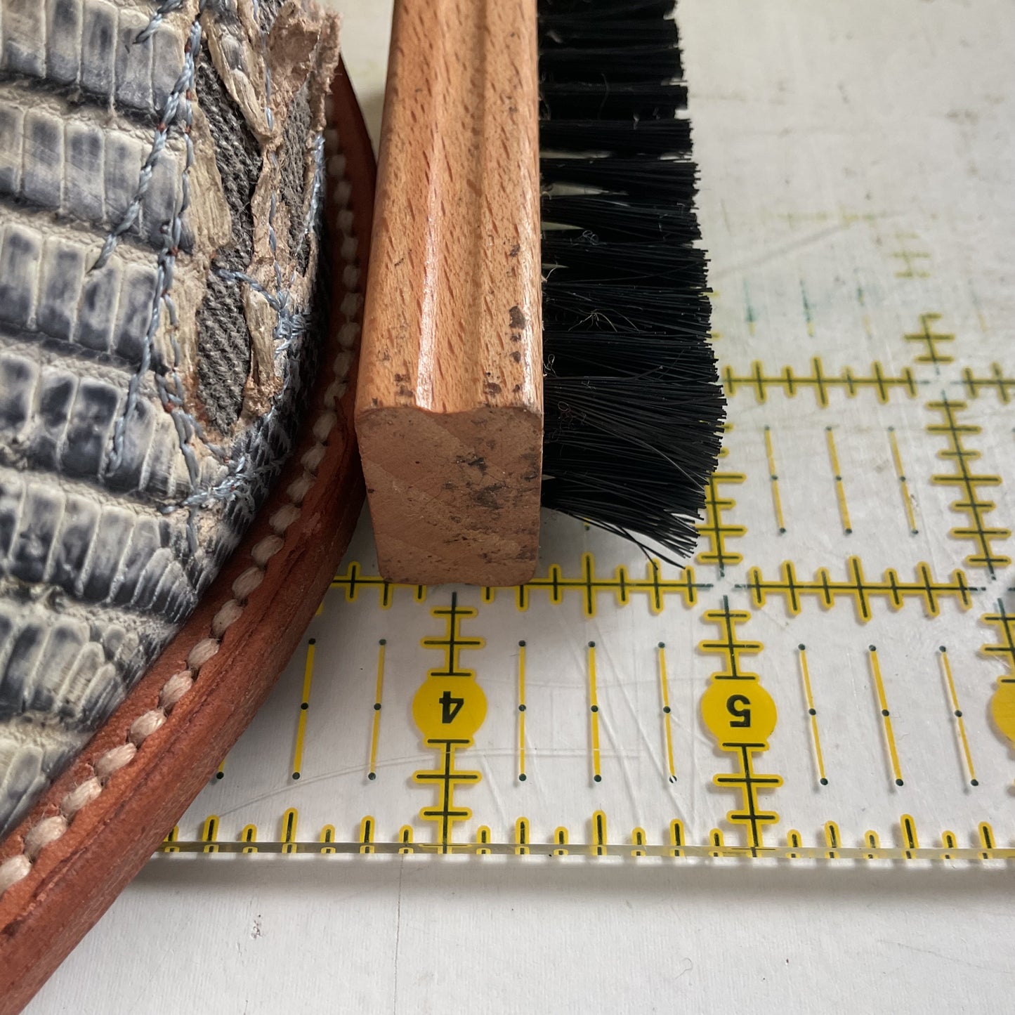 Dan Post Buckshot Lizard Cowgirl Boots 7.5 M Halloween Denim