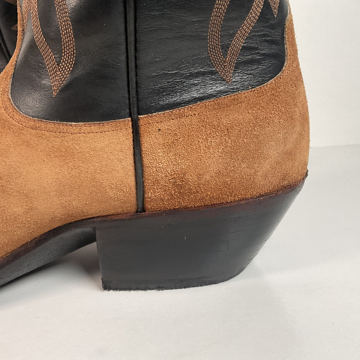 Little’s San Antonio Custom Cowboy Boots | Suede Rough Out | Men’s 11 D