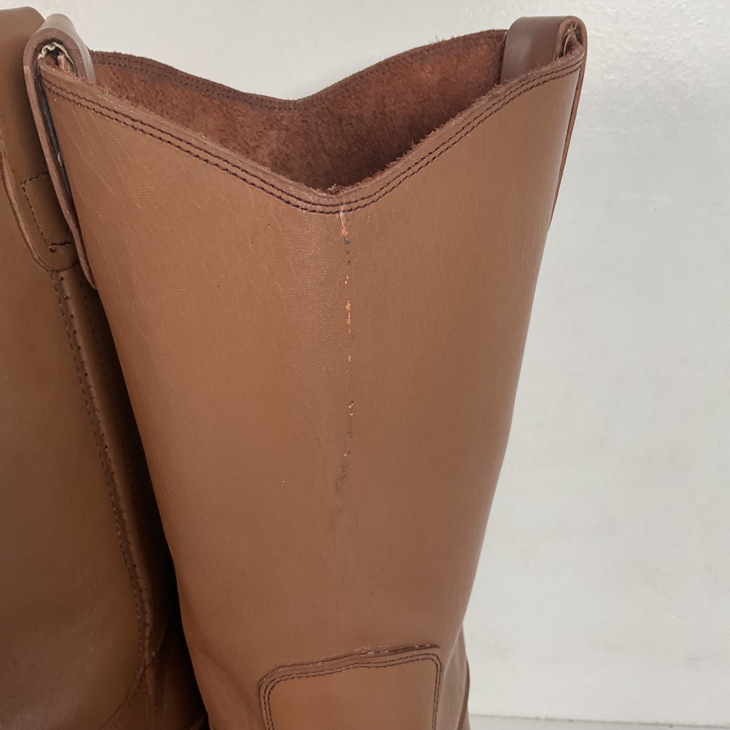 Vintage Double H Ranchwell Wellington Boots 12 D USA Made Pull On