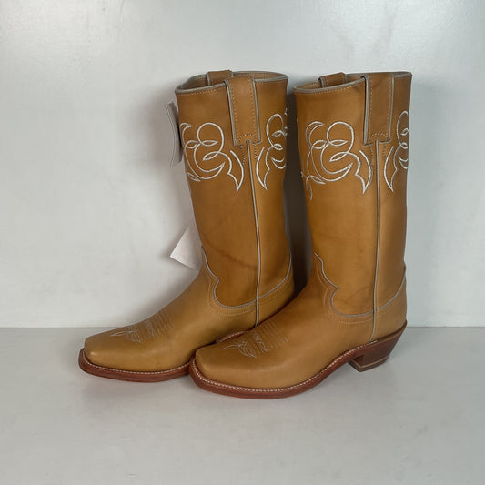 Justin Women’s Banana Campus Western Boots 6.5 B Cutter Toe New With Tags