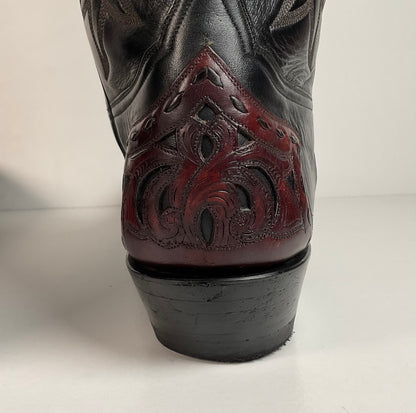 Tres Outlaws Custom Cowboy Boots | Tooled Wingtip Triad | Men’s 16 E