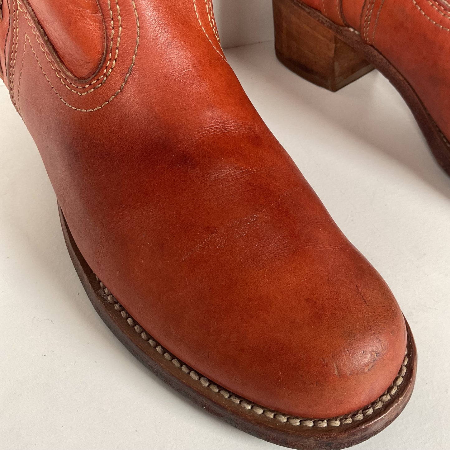 Vintage Dexter Campus Boots | Distressed | Braided | USA Made | Women’s 10 M