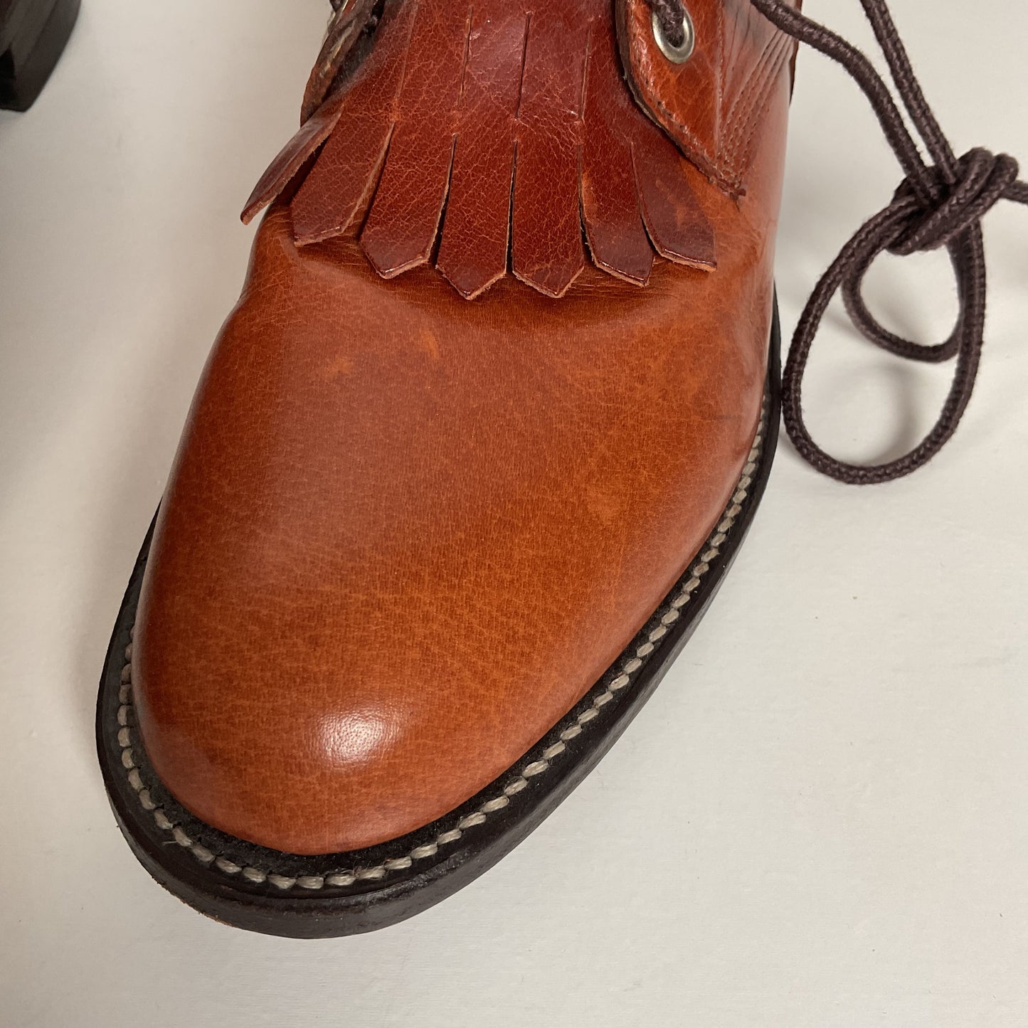 Vintage Justin Kiltie Packer Boots | USA Made | Lacer | Women’s 8.5 B