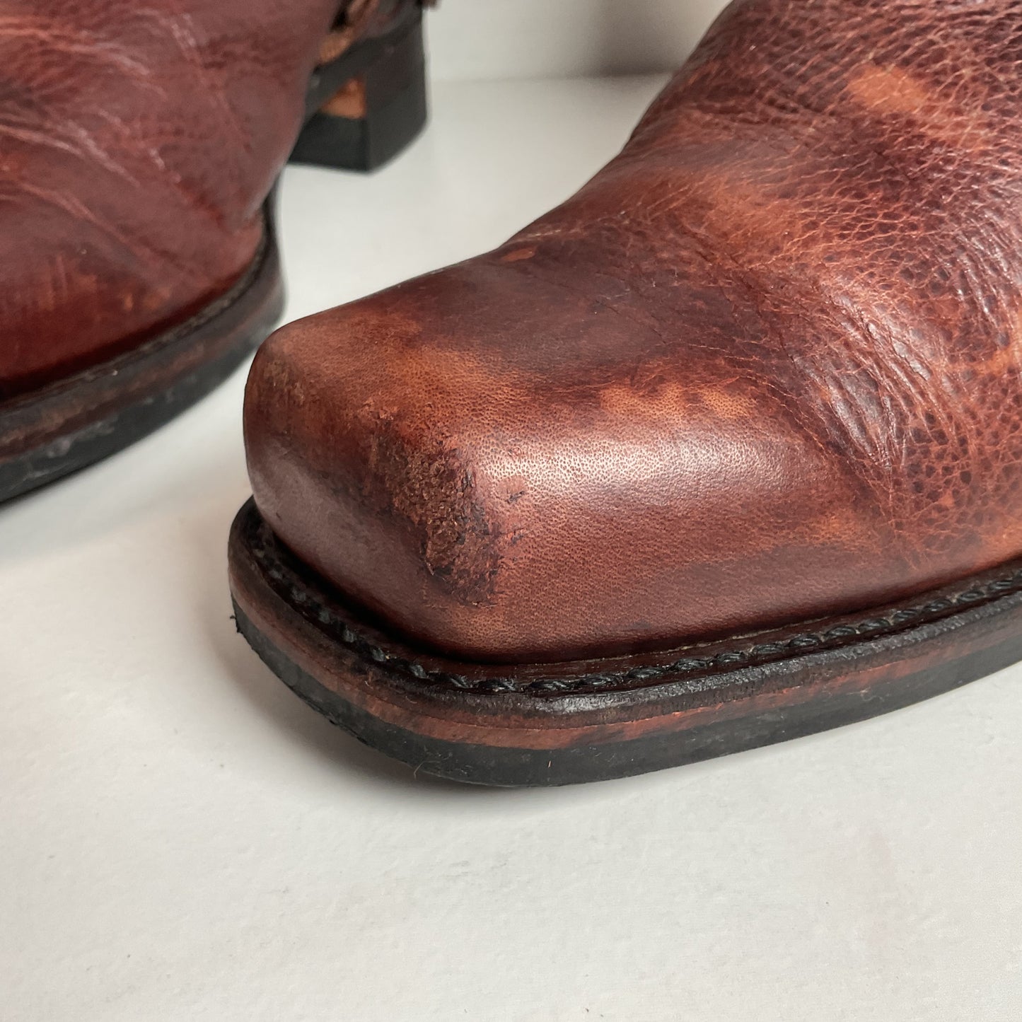 Frye Men’s Belted Harness Boot 11.5 M USA Made Bison Retired