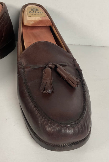 Alden Moccasin Tassel Loafer 10 D Cigar Brown