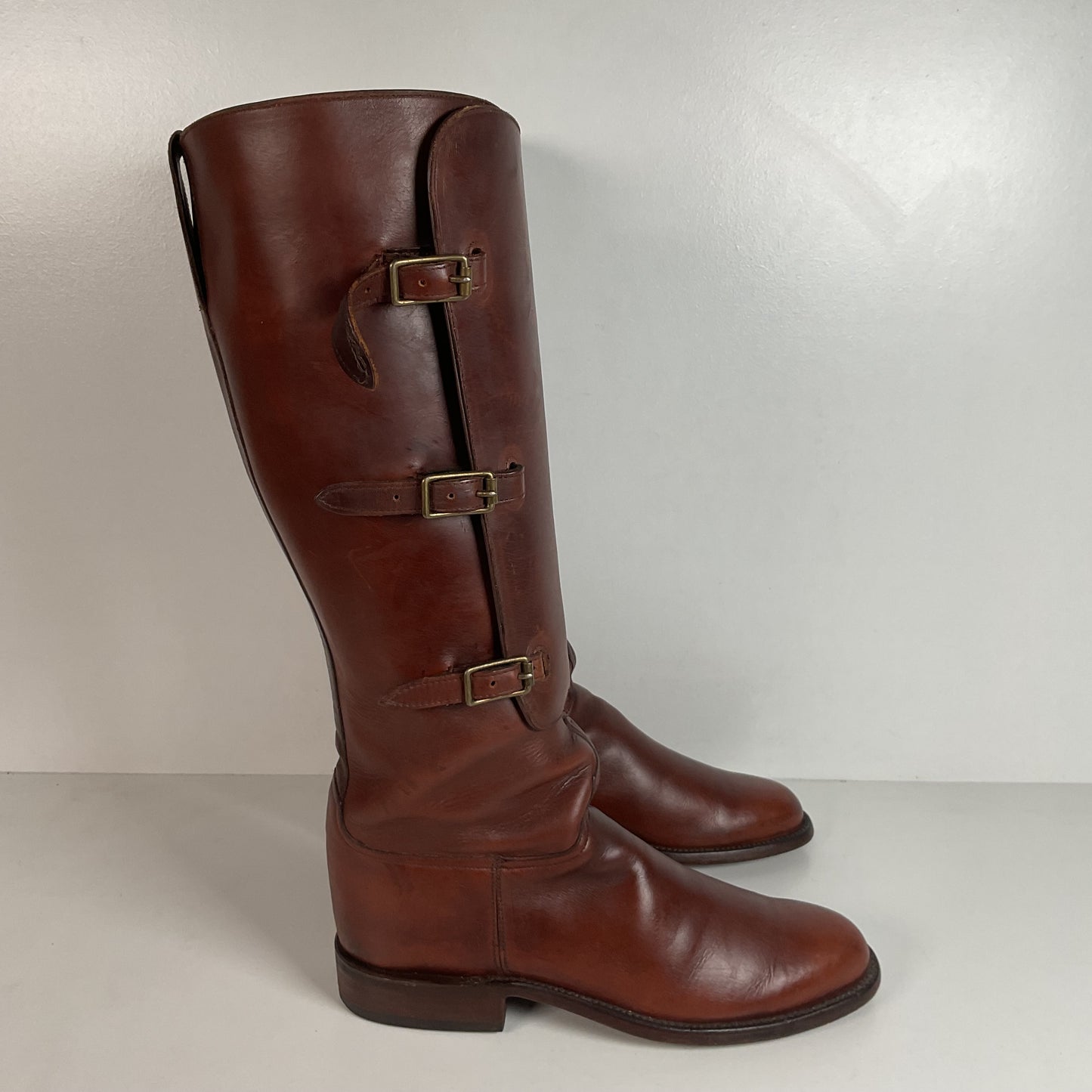 Lucchese Classics Handmade | Polo Riding Boots | Triple Buckle | Men’s 10 B