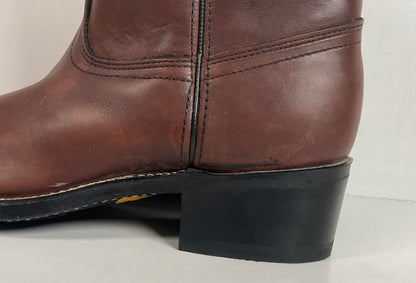 Vintage Georgia Western Work Boots 9.5 Thick Hide USA Made