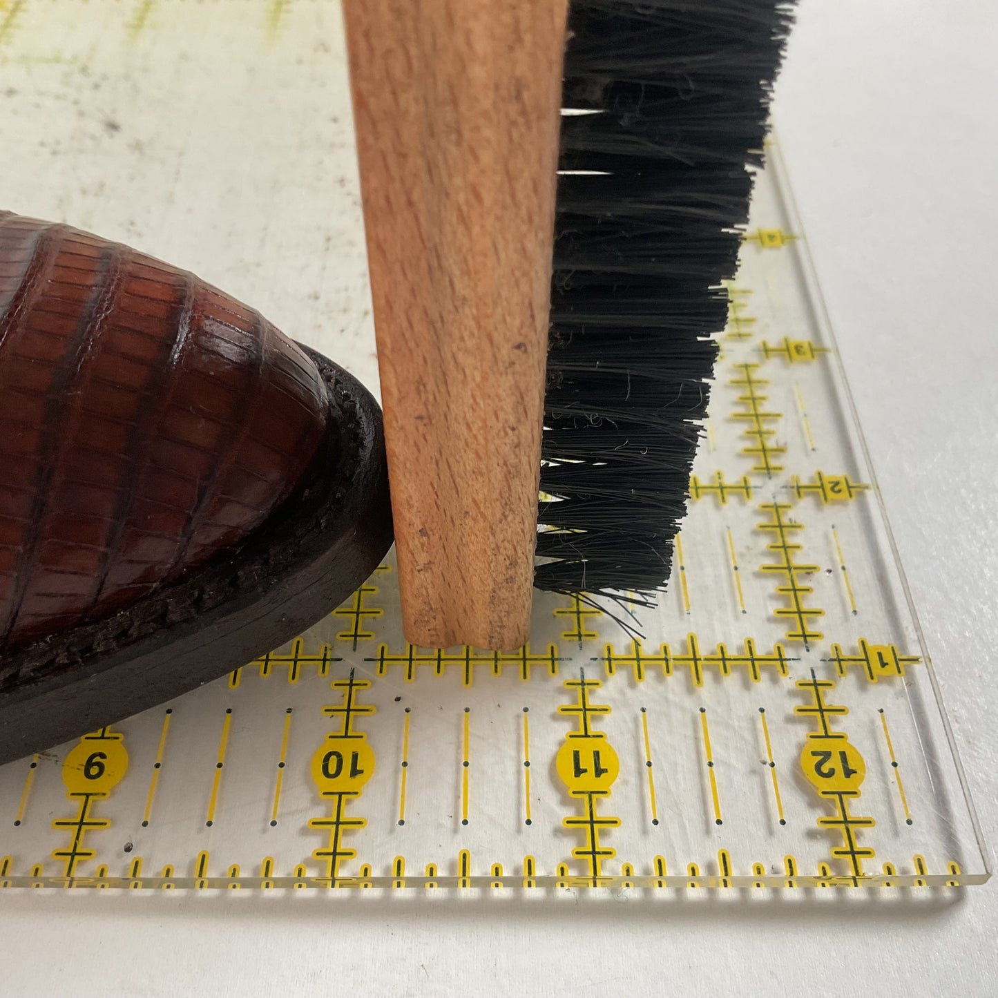 Vintage Larry Mahan Teju Lizard Cowgirl Boots | Pig Skin Suede Shaft | 6.5 B