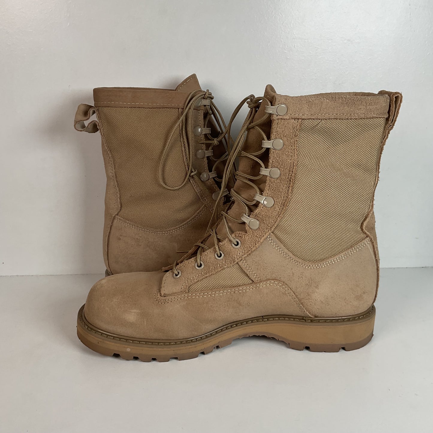 Bates Temperate Climate Combat Boots 11.5 R USA Made Desert Tan