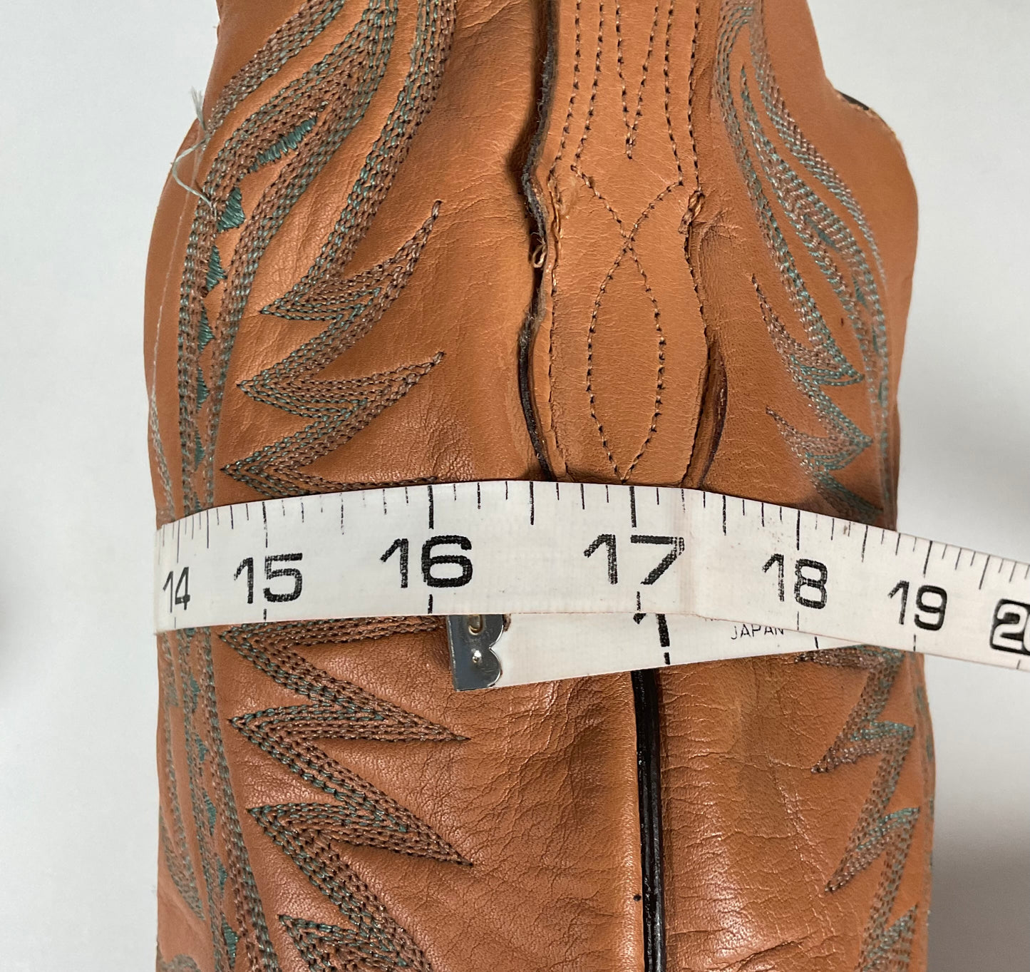 Vintage J. Chisholm Buckskin Cowboy Boots | USA Made | Men’s 13 D