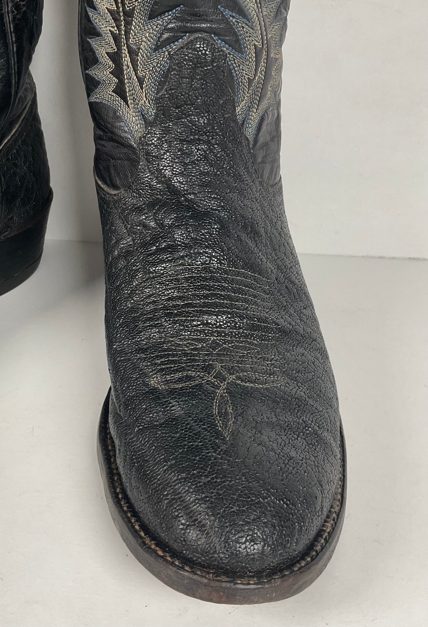 Vintage Tony Lama Cowboy Boots | Nocona Belt | Safari | Gold Label | Men’s 10 D