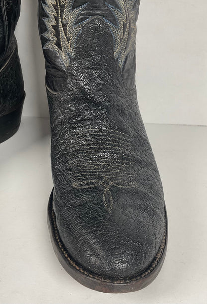 Vintage Tony Lama Cowboy Boots | Nocona Belt | Safari | Gold Label | Men’s 10 D
