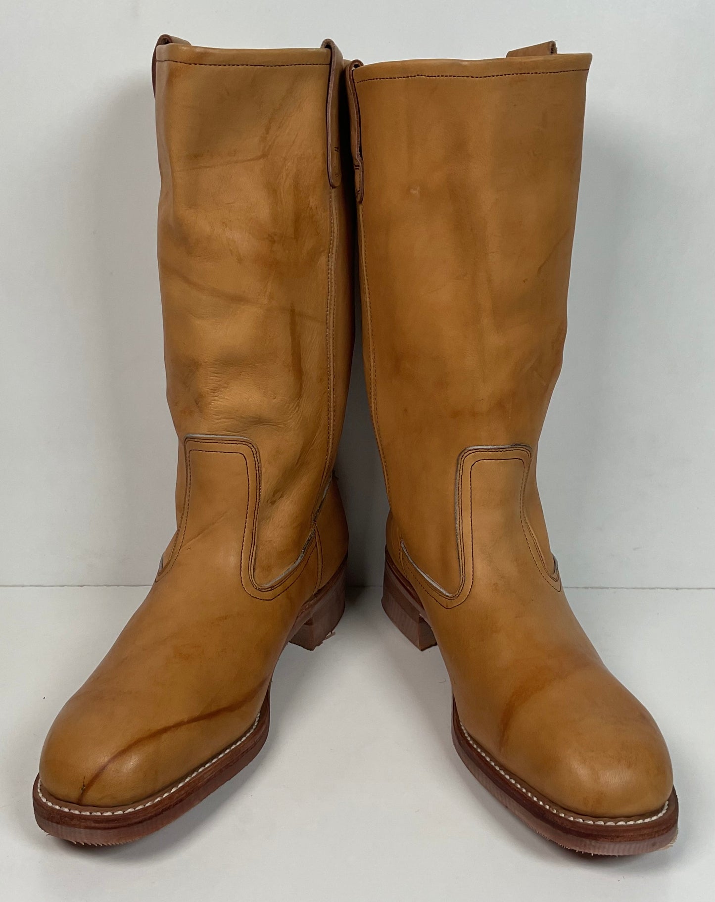 Vintage Hy-Test Banana Campus Boots Men’s 9.5 C Safety Toe USA Made