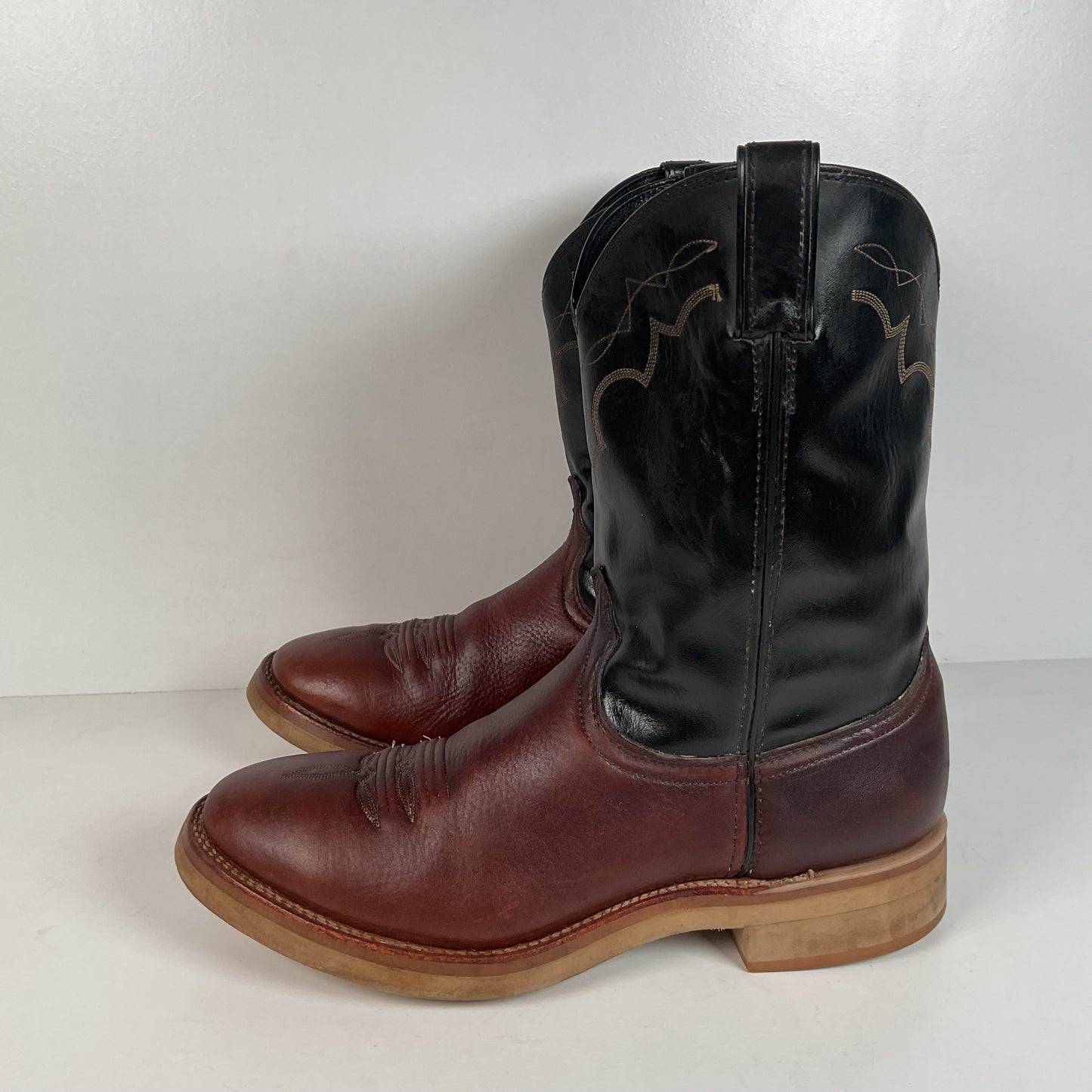 Vintage Laredo Crepe Roper Boots | Cowboy | USA Made | Men’s 13 D