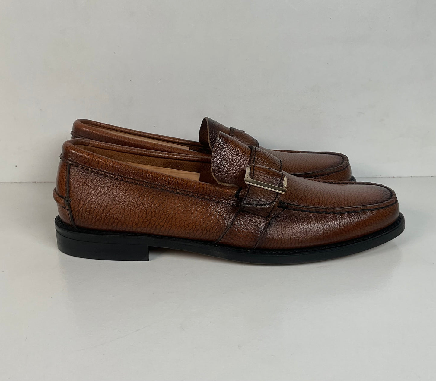 Weyenberg Hand Sewn Moccasin Loafer | Monk Strap Buckle | Narrow | Men’s 9 B