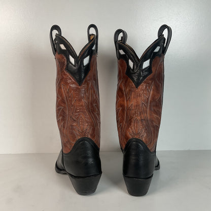 Pat Young Custom Bucket Cowboy Boots | Tooled Inlays | Women’s 7.5