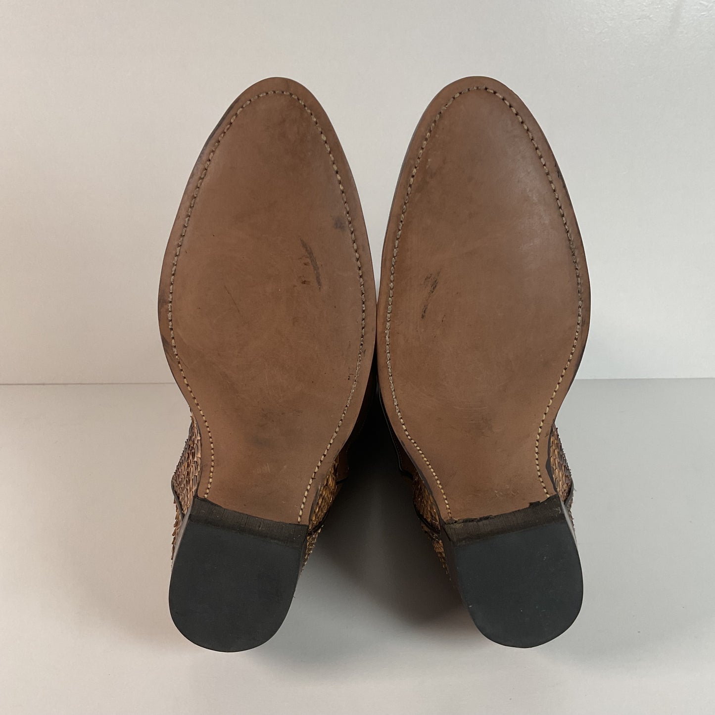 Vintage Laredo Python Snakeskin Cowboy Boots | Back Cut | USA Made | Men’s 10 D