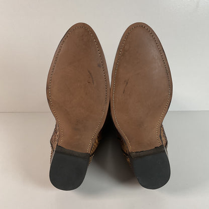 Vintage Laredo Python Snakeskin Cowboy Boots | Back Cut | USA Made | Men’s 10 D