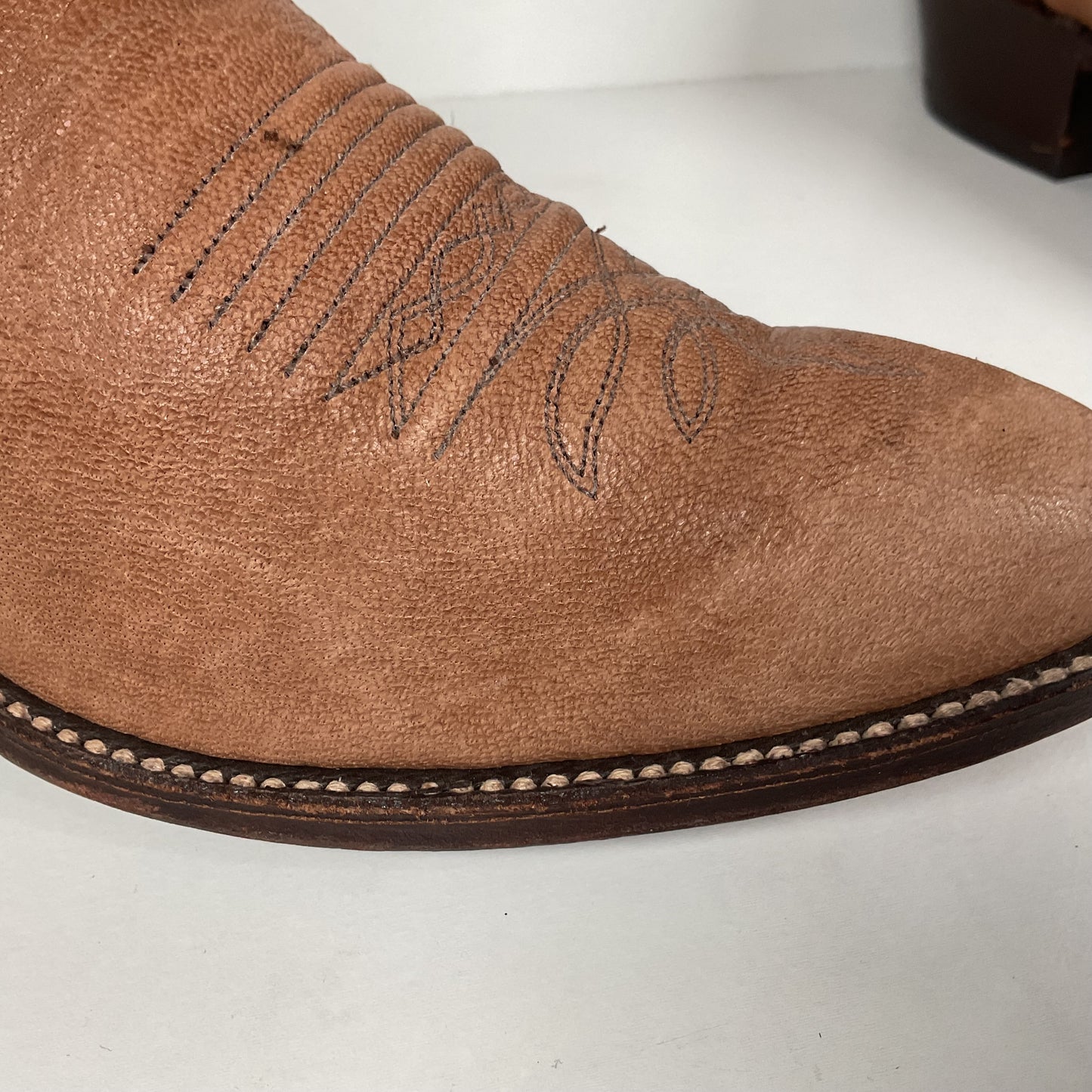 Vintage Dan Post Elk Skin Cowboy Boots | USA Made | Men’s 9.5 D